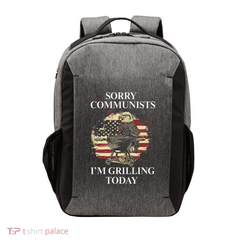 Funny Sorry Communists IM Grilling Today Vector Backpack