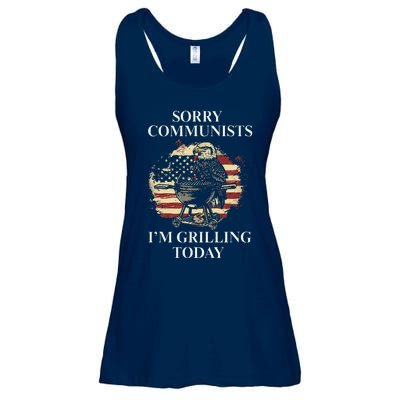 Funny Sorry Communists IM Grilling Today Ladies Essential Flowy Tank