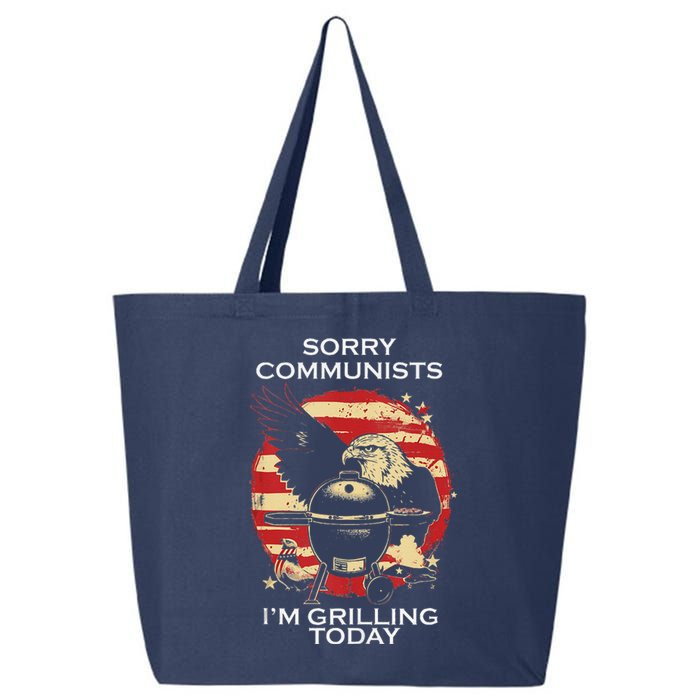 Funny Sorry Communists IM Grilling Today 25L Jumbo Tote