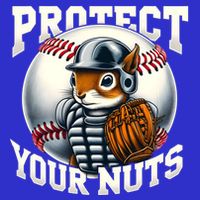 Funny Squirrel Catcher Protect Your Nuts Baseball Lover Gift Long Sleeve Shirt