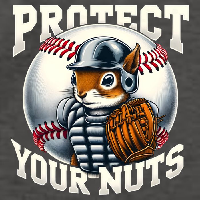 Funny Squirrel Catcher Protect Your Nuts Baseball Lover Gift Vector Backpack