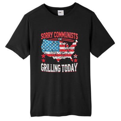 Funny Sorry Communists IM Grilling Today Tall Fusion ChromaSoft Performance T-Shirt