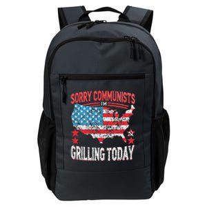 Funny Sorry Communists IM Grilling Today Daily Commute Backpack