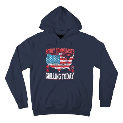 Funny Sorry Communists IM Grilling Today Hoodie