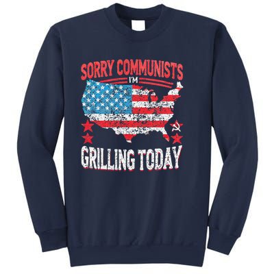 Funny Sorry Communists IM Grilling Today Sweatshirt