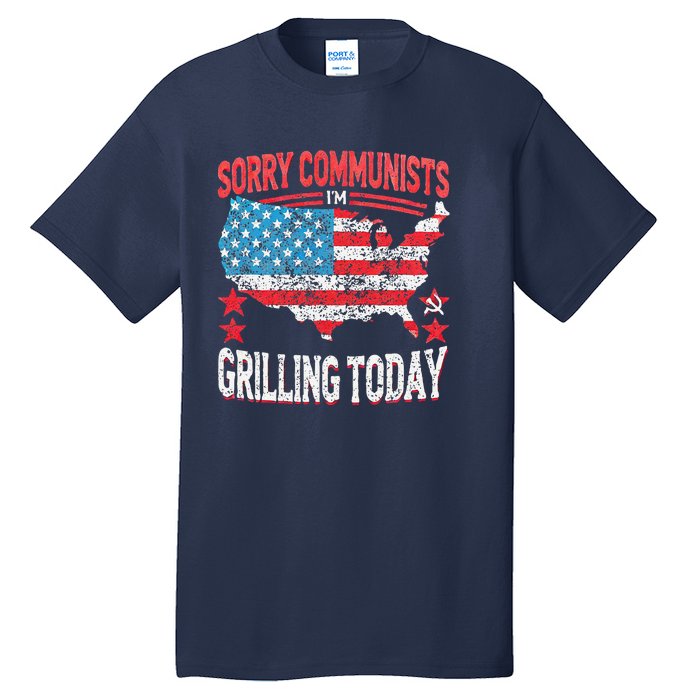 Funny Sorry Communists IM Grilling Today Tall T-Shirt