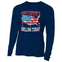 Funny Sorry Communists IM Grilling Today Cooling Performance Long Sleeve Crew