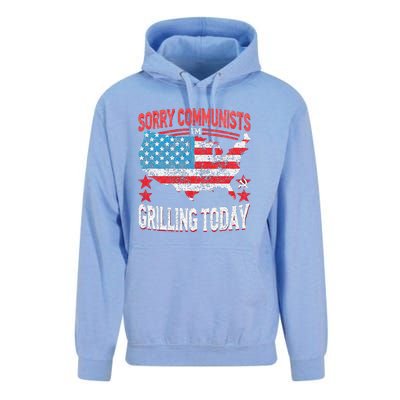 Funny Sorry Communists IM Grilling Today Unisex Surf Hoodie