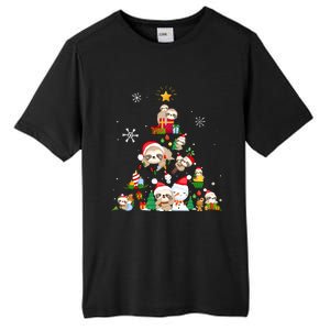 Funny Sloth Christmas Tree Merry Slothmas Tall Fusion ChromaSoft Performance T-Shirt