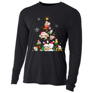 Funny Sloth Christmas Tree Merry Slothmas Cooling Performance Long Sleeve Crew