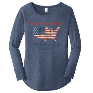 Funny Sorry Communists IM Grilling Today Women's Perfect Tri Tunic Long Sleeve Shirt