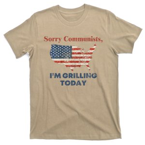 Funny Sorry Communists IM Grilling Today T-Shirt