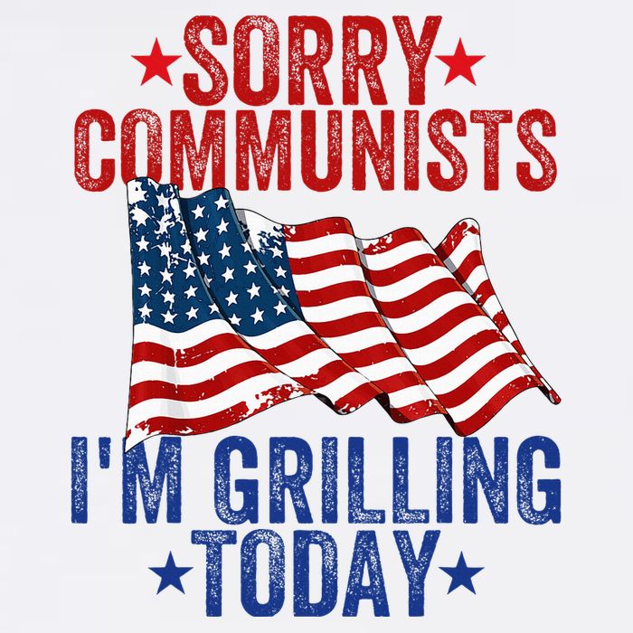 Funny Sorry Communists IM Grilling Today Sustainable Bucket Hat