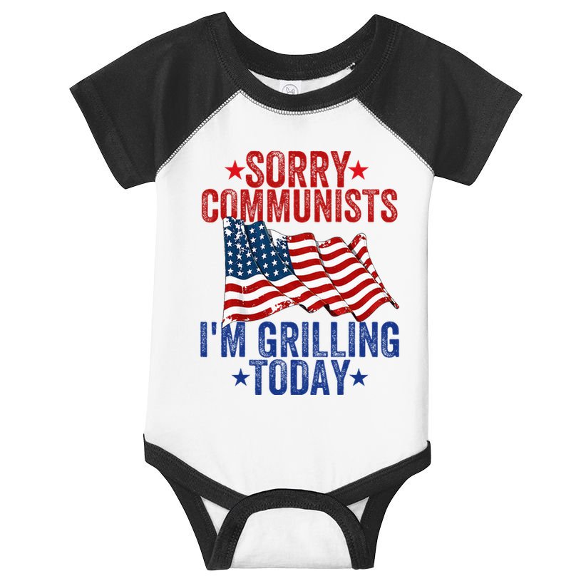Funny Sorry Communists IM Grilling Today Infant Baby Jersey Bodysuit