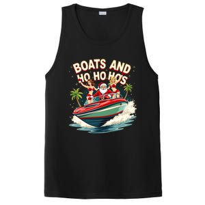 Funny Santa Christmas Boats And Ho Ho Hos Gift PosiCharge Competitor Tank