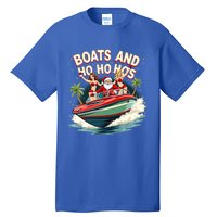 Funny Santa Christmas Boats And Ho Ho Hos Gift Tall T-Shirt