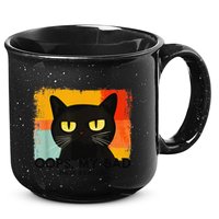 Funny Silly Cat Oops My Bad Not Really Sarcastic Saying Cat 15oz Campfire Ceramic Mug