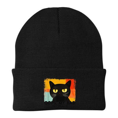 Funny Silly Cat Oops My Bad Not Really Sarcastic Saying Cat Beanie