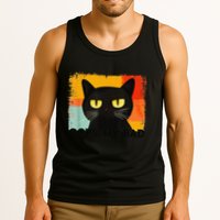 Funny Silly Cat Oops My Bad Not Really Sarcastic Saying Cat Tank Top