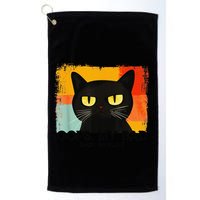 Funny Silly Cat Oops My Bad Not Really Sarcastic Saying Cat Golf Towel