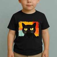 Funny Silly Cat Oops My Bad Not Really Sarcastic Saying Cat Toddler T-Shirt