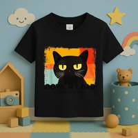 Funny Silly Cat Oops My Bad Not Really Sarcastic Saying Cat Toddler T-Shirt