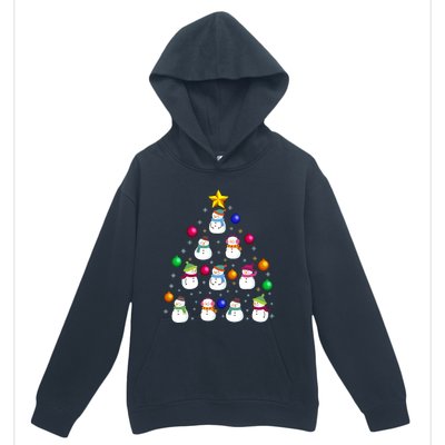 Funny Snowman Christmas Tree Ornament Decor Gift Urban Pullover Hoodie