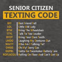 Funny Senior CitizenS Texting Code Fathers Day For Grandpa Vector Backpack