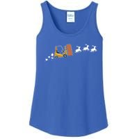 Forklift Santa Christmas Sleigh Funny Forklift Xmas Meaningful Gift Ladies Essential Tank