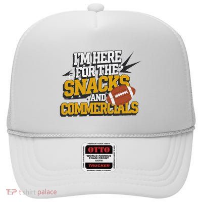 Football Snacks & Commericals Kickoff High Crown Mesh Back Trucker Hat