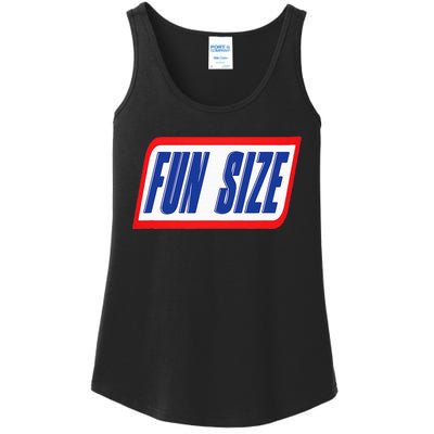 Fun Size Candy Bar Style Label Ladies Essential Tank