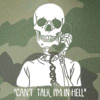 Funny Skeleton Cant Talk Im In Hell Legacy Tie Dye Trucker Hat