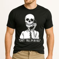 Funny Skeleton Cant Talk Im In Hell Performance Shirt