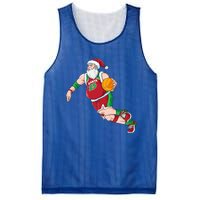 Funny Santa Claus Basketball Christmas Dribbling Cool Gift Mesh Reversible Basketball Jersey Tank