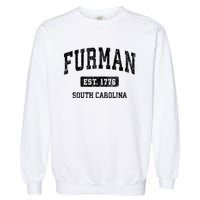 Furman South Carolina Sc Vintage Established Athletic Sports Design Garment-Dyed Sweatshirt