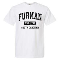 Furman South Carolina Sc Vintage Established Athletic Sports Design Garment-Dyed Heavyweight T-Shirt