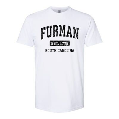 Furman South Carolina Sc Vintage Established Athletic Sports Design Softstyle CVC T-Shirt