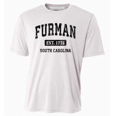 Furman South Carolina Sc Vintage Established Athletic Sports Design Cooling Performance Crew T-Shirt