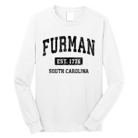 Furman South Carolina Sc Vintage Established Athletic Sports Design Long Sleeve Shirt