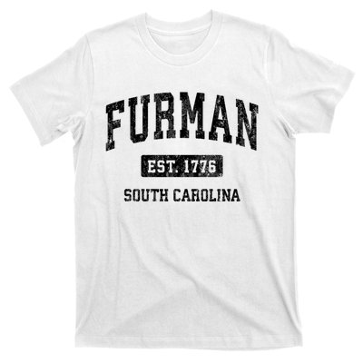 Furman South Carolina Sc Vintage Established Athletic Sports Design T-Shirt