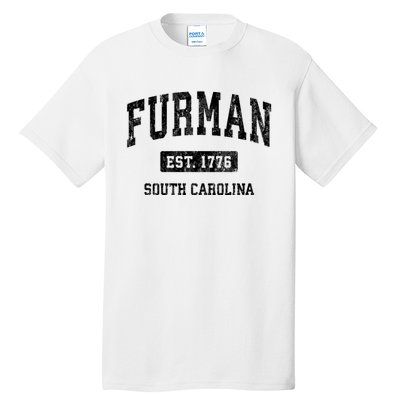 Furman South Carolina Sc Vintage Established Athletic Sports Design Tall T-Shirt