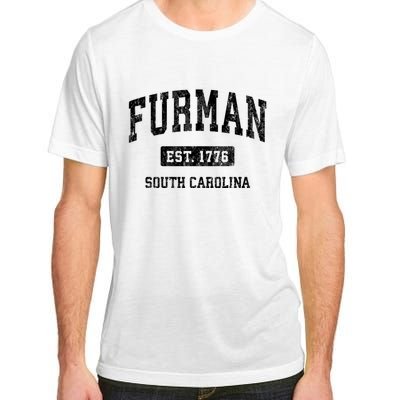 Furman South Carolina Sc Vintage Established Athletic Sports Design Adult ChromaSoft Performance T-Shirt