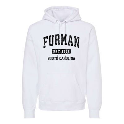 Furman South Carolina Sc Vintage Established Athletic Sports Design Premium Hoodie