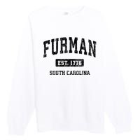 Furman South Carolina Sc Vintage Established Athletic Sports Design Premium Crewneck Sweatshirt