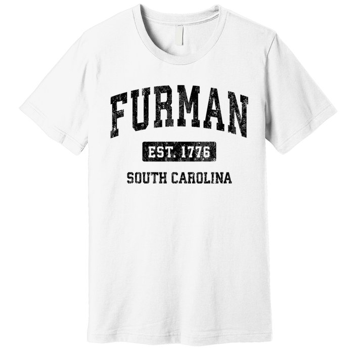 Furman South Carolina Sc Vintage Established Athletic Sports Design Premium T-Shirt