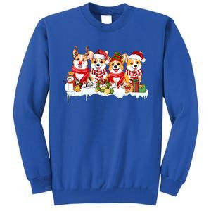 Funny Santa Corgi Christmas Corgi Dog Lover Corgi Mom Xmas Gift Sweatshirt