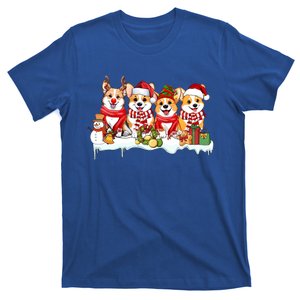 Funny Santa Corgi Christmas Corgi Dog Lover Corgi Mom Xmas Gift T-Shirt