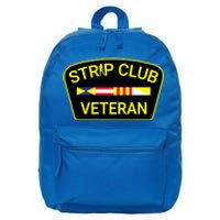 Funny Strip Club Veteran 16 in Basic Backpack