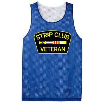 Funny Strip Club Veteran Mesh Reversible Basketball Jersey Tank