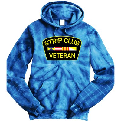 Funny Strip Club Veteran Tie Dye Hoodie